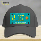 Valdez New Mexico Novelty License Plate Hat Cotton / Charcoal