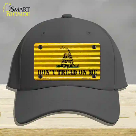 Dont Tread On Me Novelty License Plate Hat Cotton / Charcoal