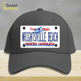 Wrightsville Beach North Carolina Novelty License Plate Hat Cotton / Charcoal