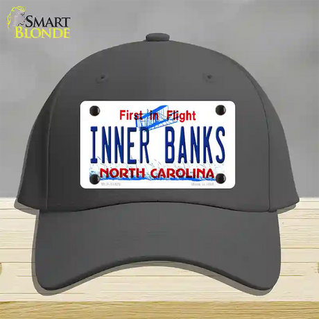 Inner Banks North Carolina Novelty License Plate Hat Cotton / Charcoal