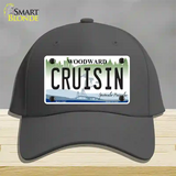 Cruisin Woodward Michigan Novelty License Plate Hat Cotton / Charcoal