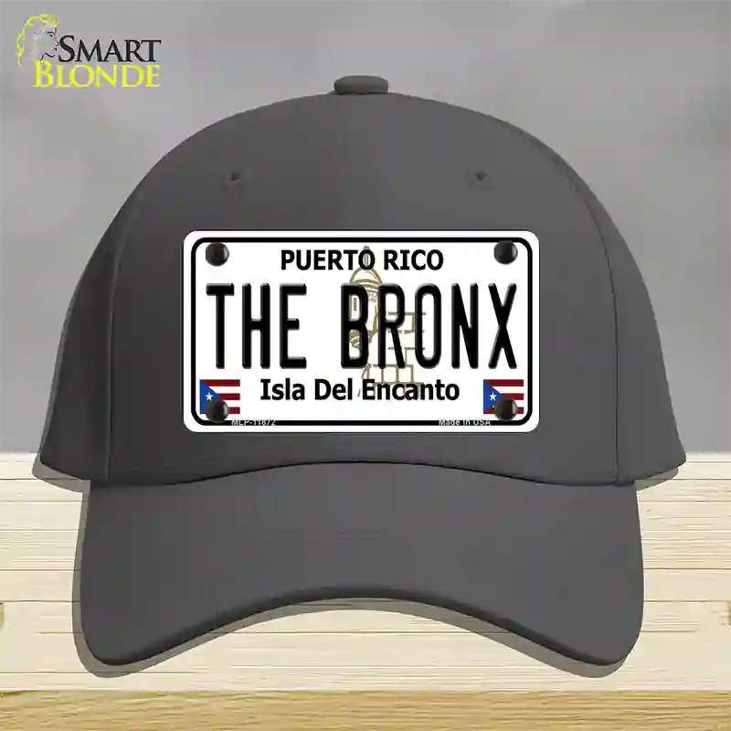 The Bronx Puerto Rico Novelty License Plate Hat Cotton / Charcoal