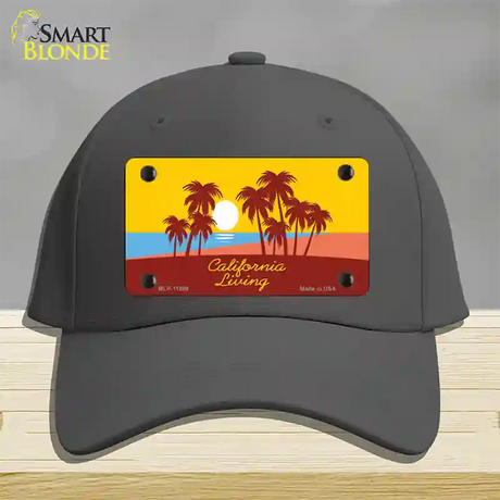 California Living Novelty License Plate Hat Cotton / Charcoal