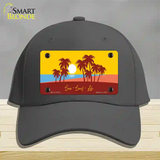 Sun Surf Life Novelty License Plate Hat Cotton / Charcoal