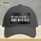 My Indian Name Novelty License Plate Hat Cotton / Charcoal