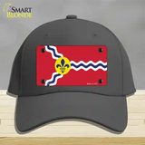 St. Louis State Flag Missouri Novelty License Plate Hat Cotton / Charcoal