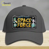 Space Force Novelty License Plate Hat Cotton / Charcoal