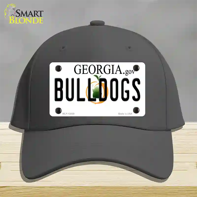 Georgia Bulldogs Novelty License Plate Hat Cotton / Charcoal