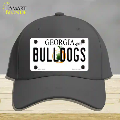 Georgia Bulldogs Novelty License Plate Hat Cotton / Charcoal