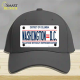 District Of Columbia Novelty License Plate Hat Cotton / Charcoal