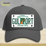 Florida Gulfport Novelty License Plate Hat Cotton / Charcoal