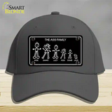 The Ass Family Novelty License Plate Hat Cotton / Charcoal