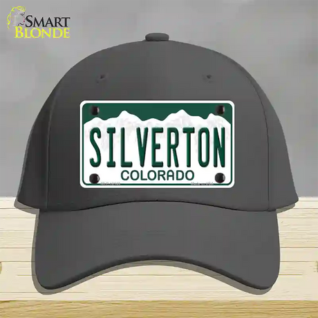 Silverton Colorado Novelty License Plate Hat Cotton / Charcoal