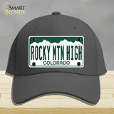 Rocky Mountain High Colorado Novelty License Plate Hat Cotton / Charcoal