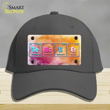 Teacher Periodic Table Novelty License Plate Hat Cotton / Charcoal