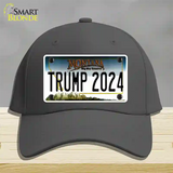 Trump 2024 Montana Novelty License Plate Hat Cotton / Charcoal