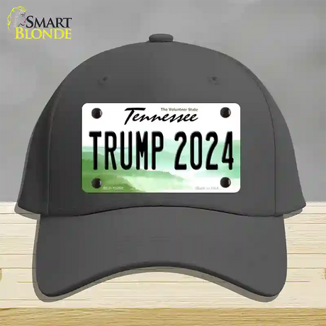 Trump 2024 Tennessee Novelty License Plate Hat Cotton / Charcoal