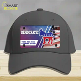 Democratic Vote for Greater Good Novelty License Plate Hat Cotton / Charcoal