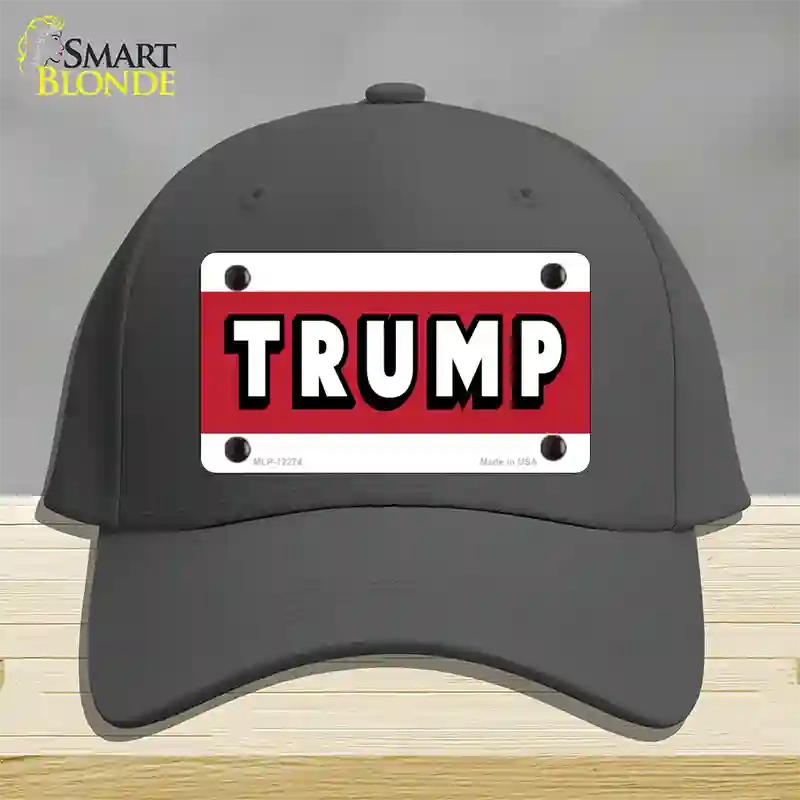 Trump Novelty License Plate Hat Cotton / Charcoal