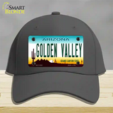 Golden Valley Arizona Novelty License Plate Hat Cotton / Charcoal