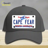 North Carolina Cape Fear Novelty License Plate Hat Cotton / Charcoal