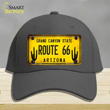 Arizona Route 66 Novelty License Plate Hat Cotton / Charcoal