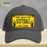 Arizona Scottsdale Novelty License Plate Hat Cotton / Charcoal