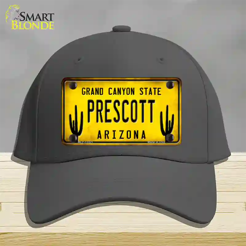 Arizona Prescott Novelty License Plate Hat Cotton / Charcoal