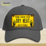 Arizona Dry Heat Novelty License Plate Hat Cotton / Charcoal