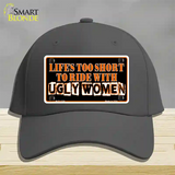 Lifes Too Short Novelty License Plate Hat Cotton / Charcoal