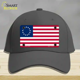 Betsy Ross American Flag Novelty License Plate Hat Cotton / Charcoal