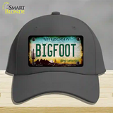 Bigfoot Arizona Novelty License Plate Hat Cotton / Charcoal