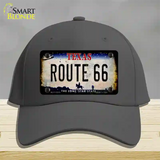 Route 66 Texas Rusty Novelty License Plate Hat Cotton / Charcoal