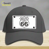 Route 66 Distressed Novelty License Plate Hat Cotton / Charcoal