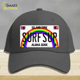 Surfsup Hawaii Novelty License Plate Hat Cotton / Charcoal