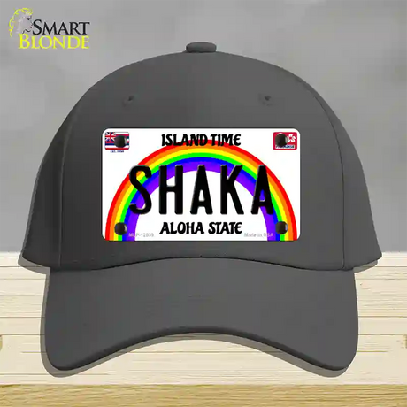 Shaka Hawaii Novelty License Plate Hat Cotton / Charcoal