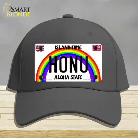 Honu Hawaii Novelty License Plate Hat Cotton / Charcoal