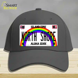 North Shore Hawaii Novelty License Plate Hat Cotton / Charcoal