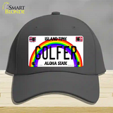 Golfer Hawaii Novelty License Plate Hat Cotton / Charcoal