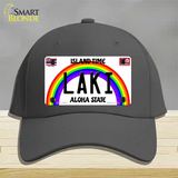 Laki Hawaii Novelty License Plate Hat Cotton / Charcoal