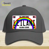 Leilani Hawaii Novelty License Plate Hat Cotton / Charcoal