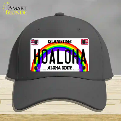 Hoaloha Hawaii Novelty License Plate Hat Cotton / Charcoal