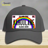 Kahoolawe Hawaii Novelty License Plate Hat Cotton / Charcoal