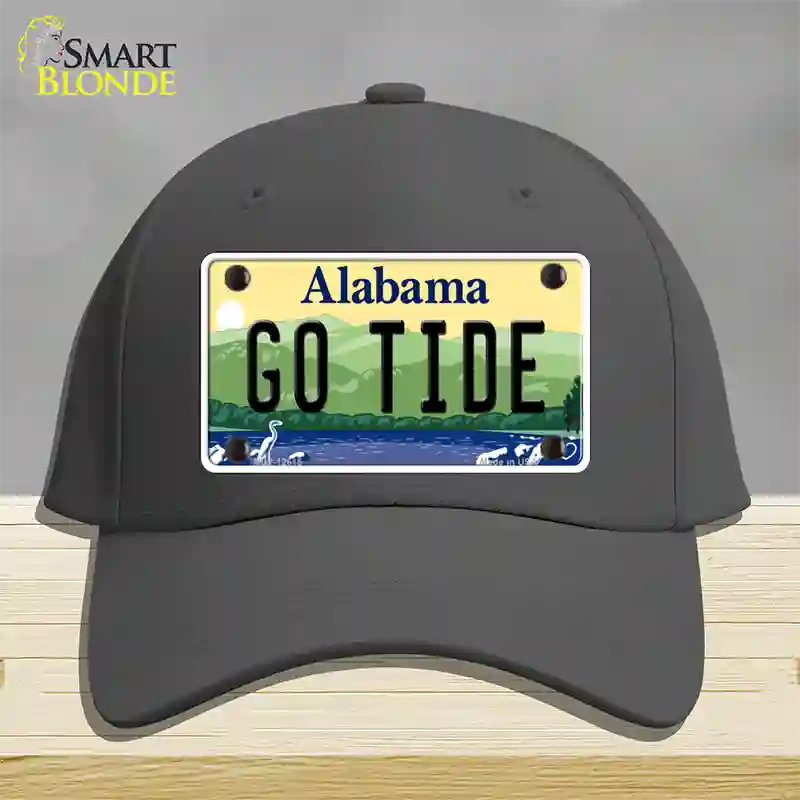 Go Tide Novelty License Plate Hat Cotton / Charcoal