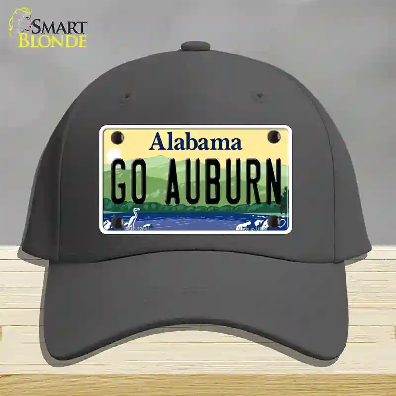 Go Auburn Novelty License Plate Hat Cotton / Charcoal