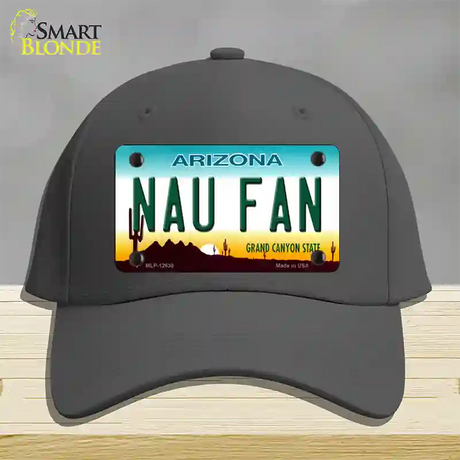 Northern Arizona Univ Fan Novelty License Plate Hat Cotton / Charcoal