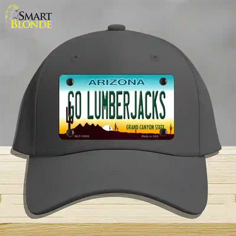 Go Lumberjacks Novelty License Plate Hat Cotton / Charcoal