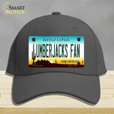 Lumberjacks Fan Novelty License Plate Hat Cotton / Charcoal