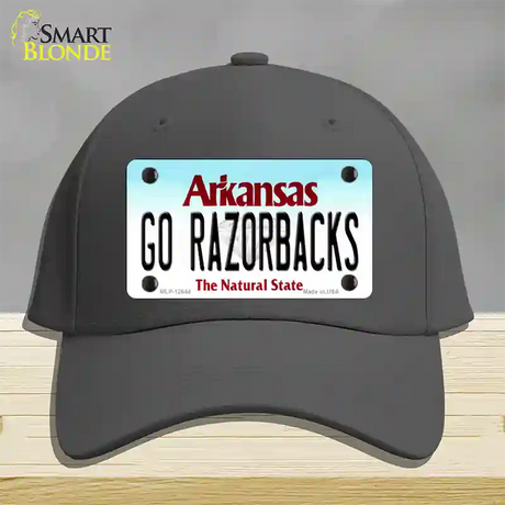 Go Razorbacks Novelty License Plate Hat Cotton / Charcoal