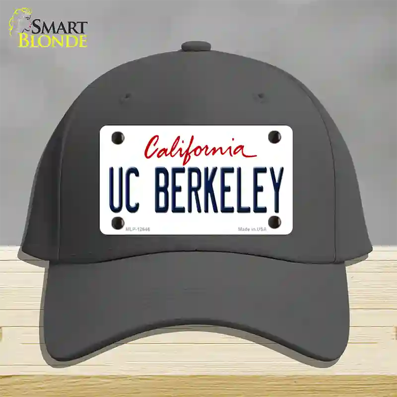 UC Berkeley Novelty License Plate Hat Cotton / Charcoal